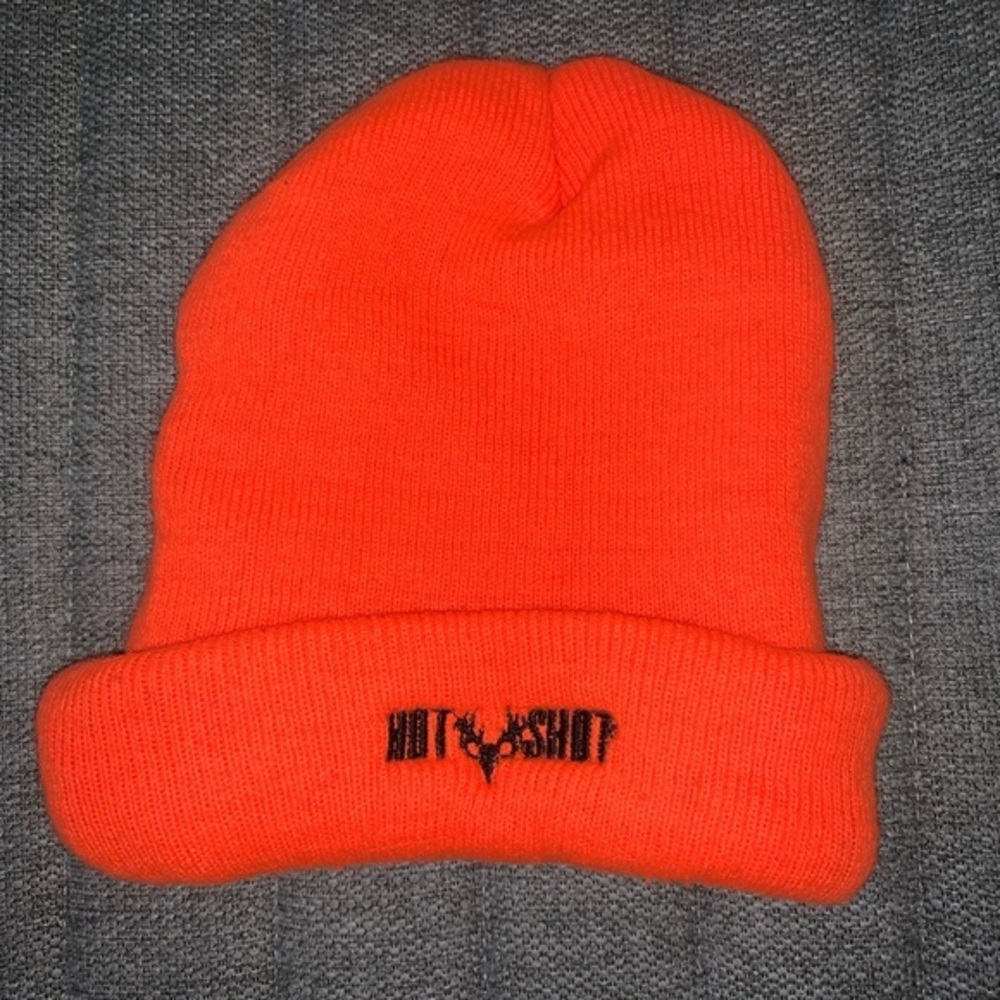 Hot shots neon orange mens‎ winter hat adult one size